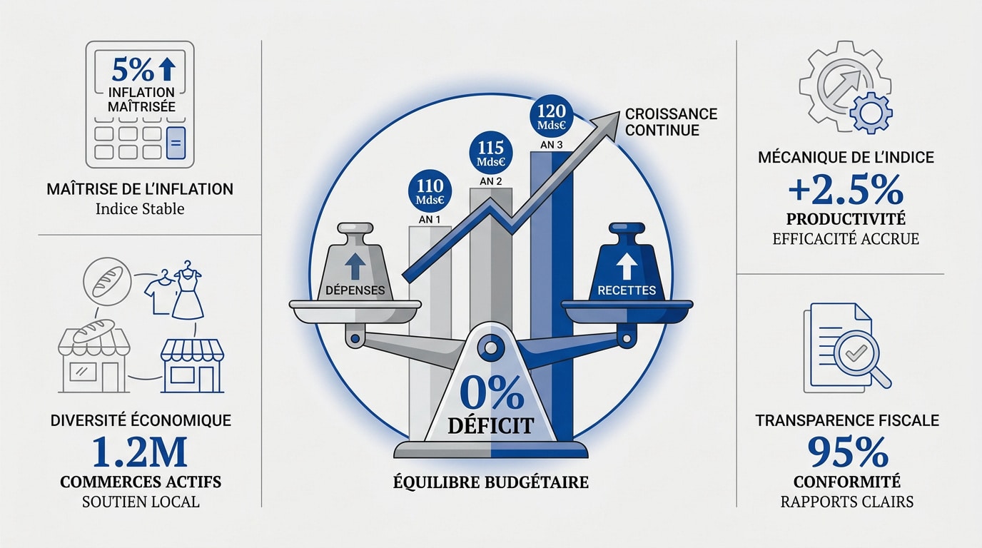 Équilibre budgétaire et stabilité des loyers commerciaux